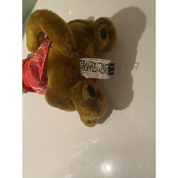 Vintage Scooby Doo Plush Fireman Costume Cartoon Network Stuffed Toy 8in 1998 - Picture 5 of 5